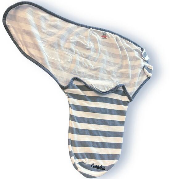 Set of 2 Cuddlebug Swaddles Size Small 7-14lbs Gender Neutral Gray & White Baby - Picture 4 of 6